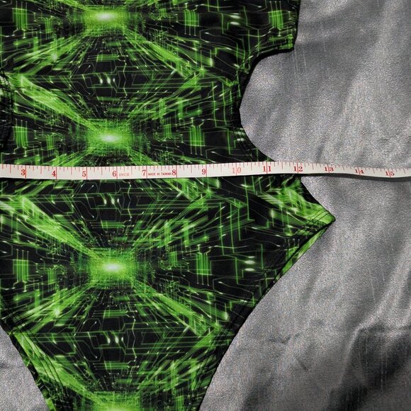 The Lyte Couture Dolls Kill Cyber Grid Aria Cut Out Bodysuit Large - Picture 11 of 13